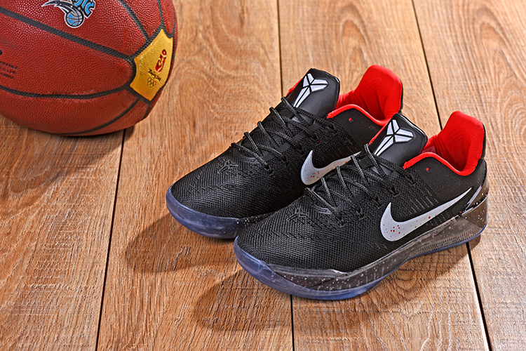 New Nike Kobe A.D Black Silver Red Shoes